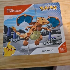 NIB Mega Construx DYR77 Pokemon Charizard Building Set - Box‎ Damaged